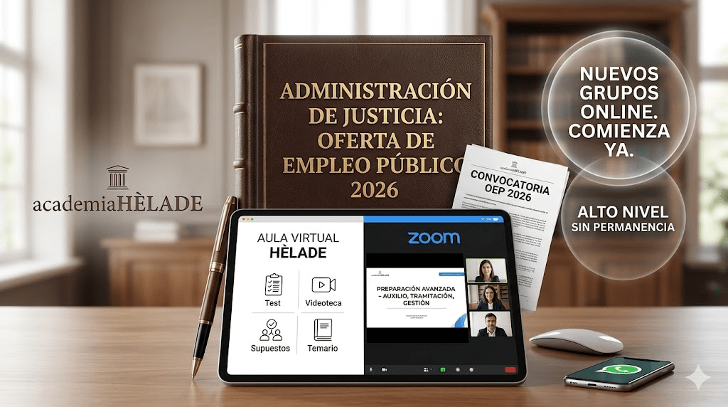 OEP JUSTICIA 2026 COMIENZA TU PREPARACIÓN